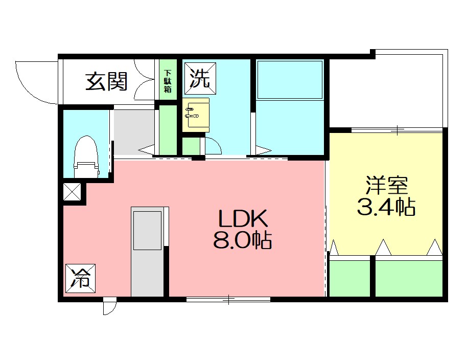PhilMare湘南West(フィルマーレ) 301号室 間取り