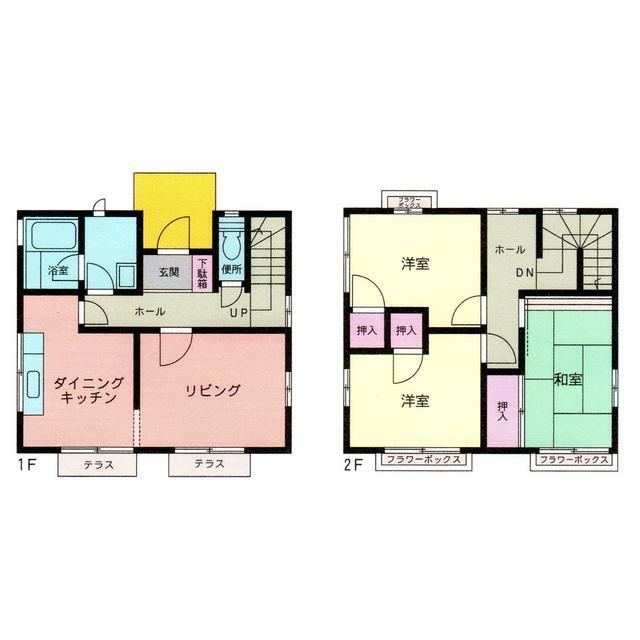 浜田町貸家 間取り