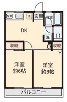 シティハイム　5ストリーム 102号室 間取り