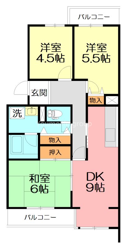 コーポレート本厚木 203号室 間取り