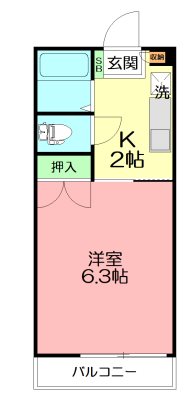 シャトレ・ストンリバーⅡ－２ 103号室 間取り