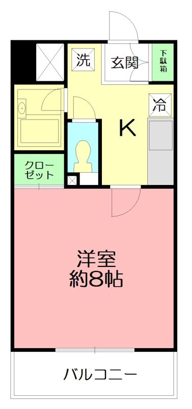 ソナーレ湘南台 402号室 間取り