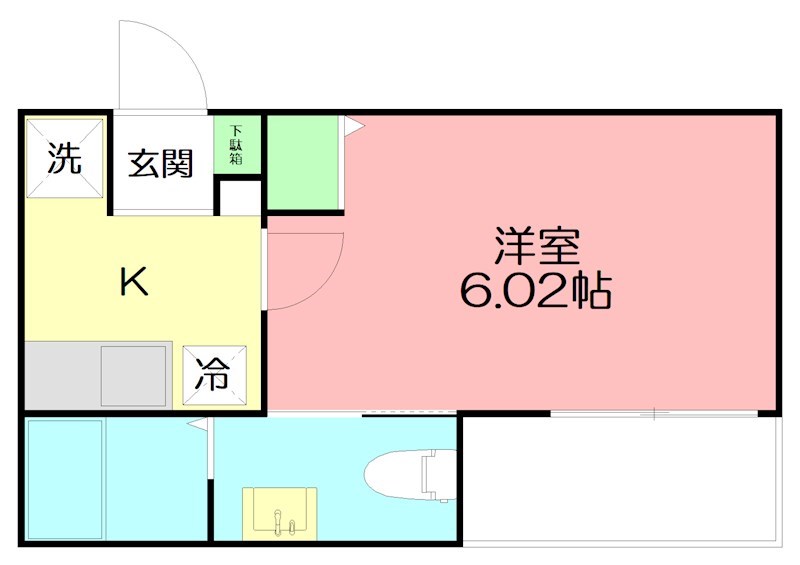 Wisteria藤沢本町 204号室 間取り