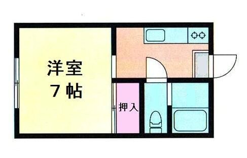 ニューハイツ 102号室 間取り
