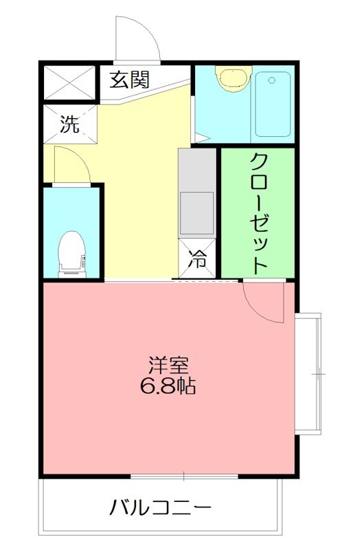 アビタシオン湘南 304号室 間取り