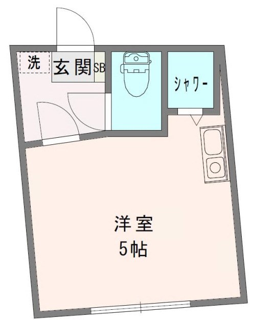 メイプル末廣21 207号室 間取り