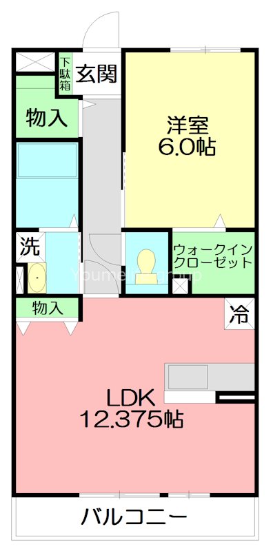 クレール湘南台Ⅱ 202号室 間取り