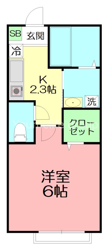 星の子ガーデン 102号室 間取り