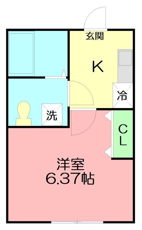 アイコーポ 203号室 間取り