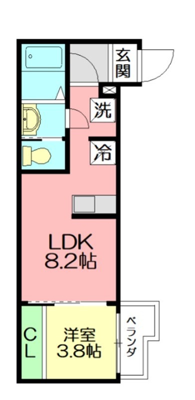 ベルフルール本厚木 間取り