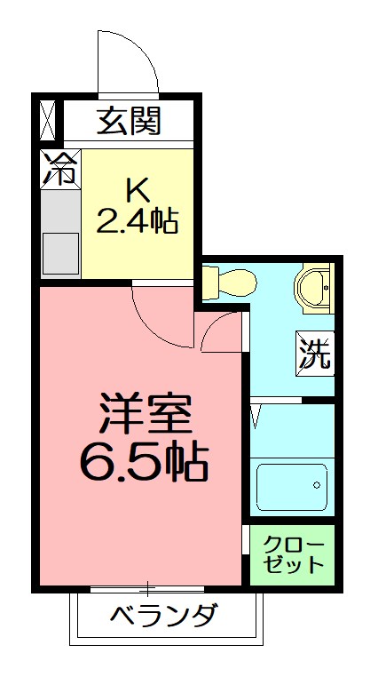 ベルフルール本厚木 301号室 間取り