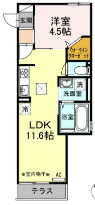 LSY-56 301号室 間取り
