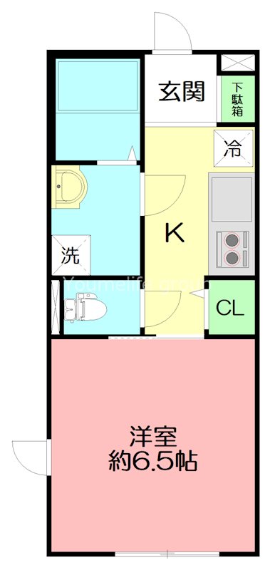 メゾン・ボロネーゼ 205号室 間取り