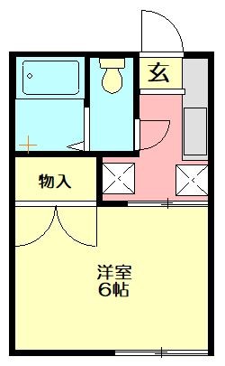 グリーンコテージ 202号室 間取り