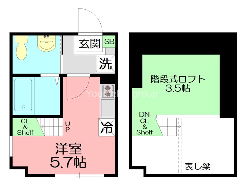 ハーミットクラブハウス戸塚踊場Ａ棟 103号室 間取り