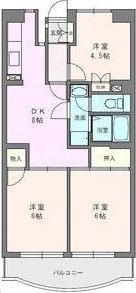 ボヌール秦野Ⅰ 311号室 間取り