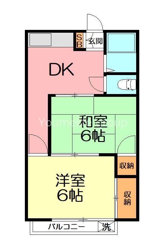 国見商事ビル 204号室 間取り