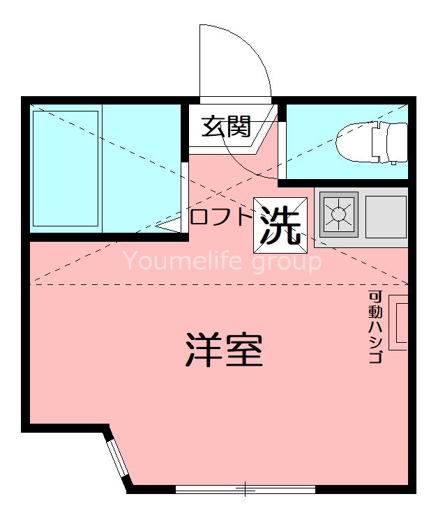 ユナイト大船トレサージュ 106号室 間取り