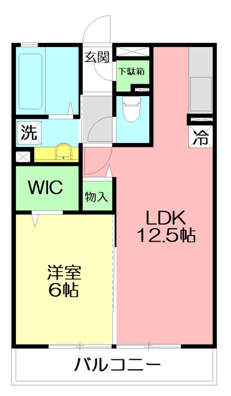 フォレストヒルズ 202号室 間取り