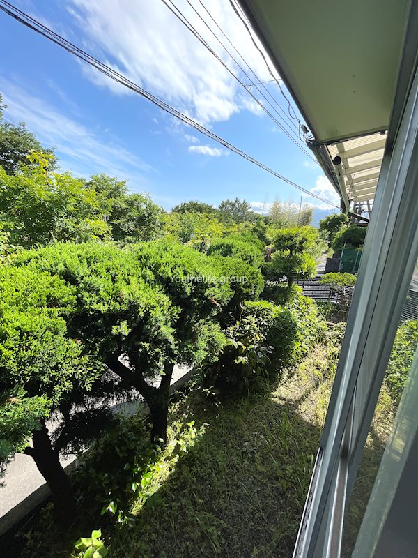 譲原貸家　3号 ベランダ