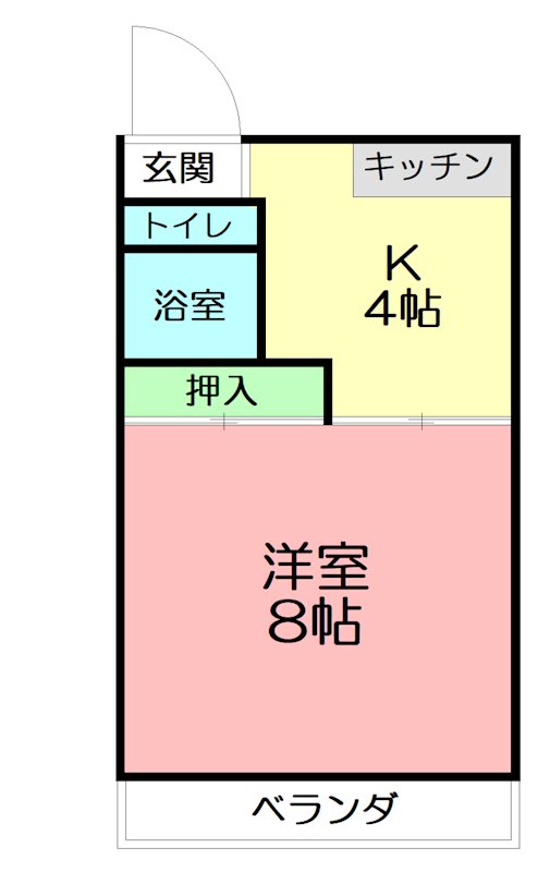 サンワード小泉No.10 202号室 間取り