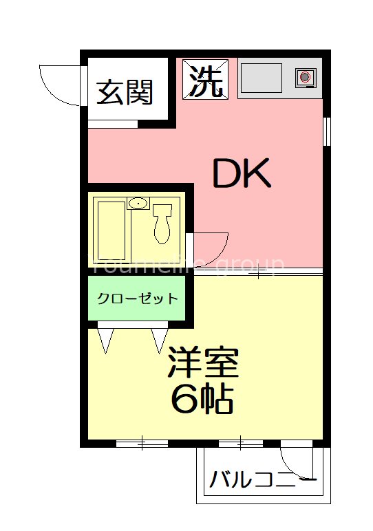 コスモＡｏｉ湘南台Ⅰ 103号室 間取り
