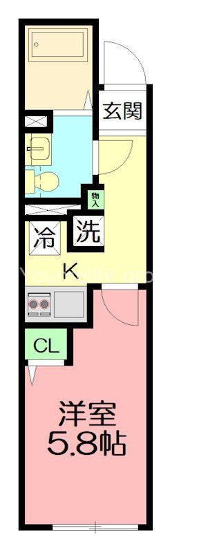 ベイルーム本厚木元町 304号室 間取り