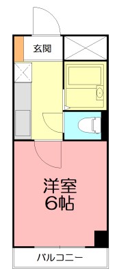 ピースフルハウス 307号室 間取り