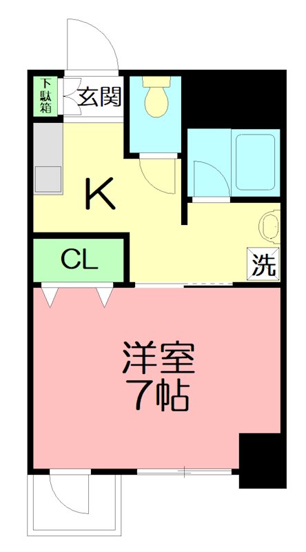 宮下ビル 506号室 間取り