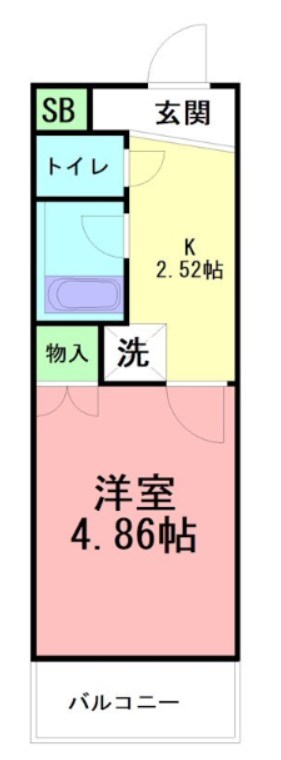 コマキビル 205号室 間取り