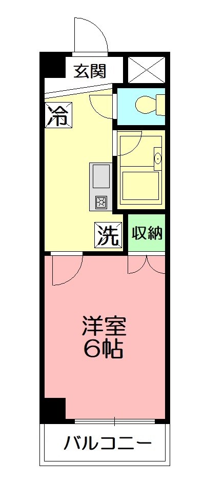 コマキビル 302号室 間取り
