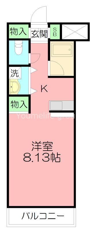 グリーンエミネンス 101号室 間取り