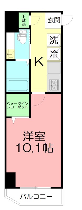 ヴァンクール湘南 305号室 間取り