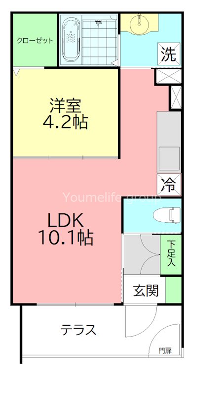 AKⅡ八芳 間取り