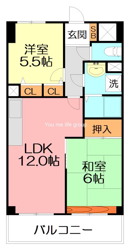 アーク戸塚ヒルズ 304号室 間取り