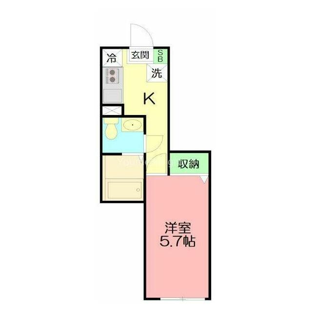 ダイヤモンドテラス鵠沼海岸Ｂ 102号室 間取り