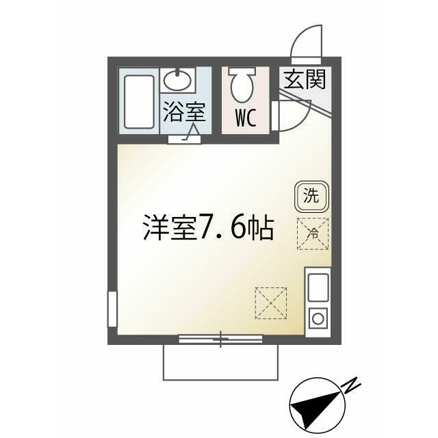 アルトクローネ 102号室 間取り