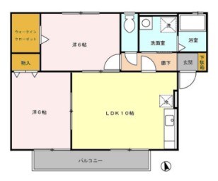 キャメリア・コート 101号室 間取り