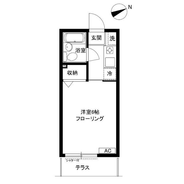 グリーンヴィラいずみ野 103号室 間取り