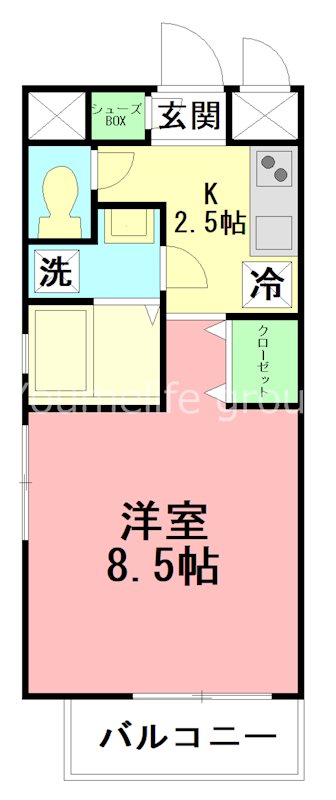 アゼリア鎌倉Ｂ棟 201号室 間取り