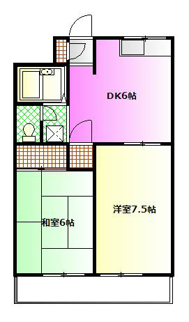 ブルックリン 302号室 間取り