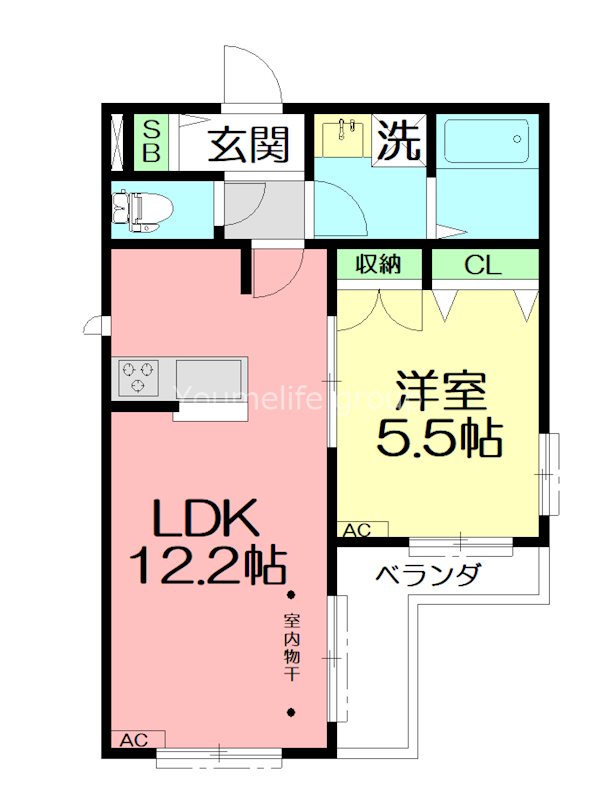 Felice Shonan(フェリスショウナン) 301号室 間取り