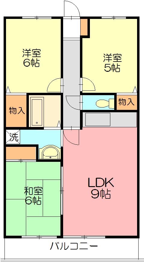 コーポシャルレⅤ 間取り