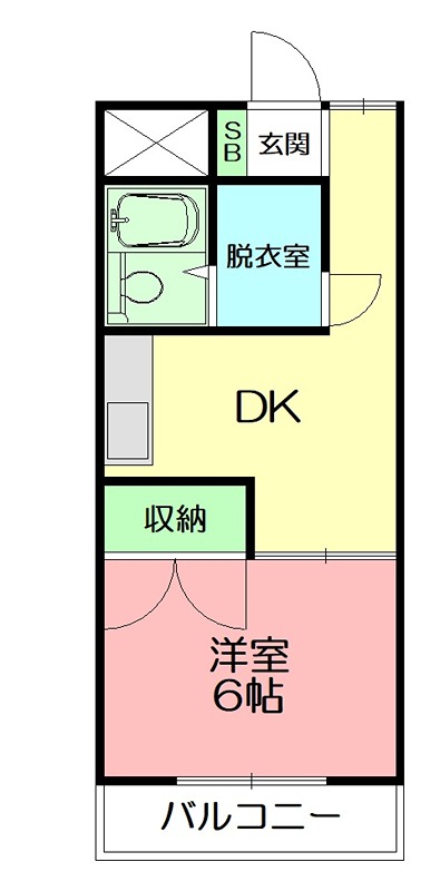 ピエモンテハイツ 403号室 間取り