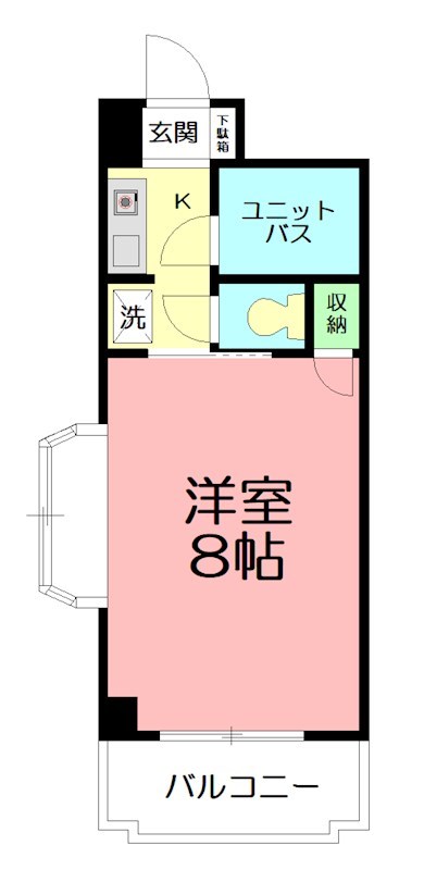 コーポグランピネード 間取り
