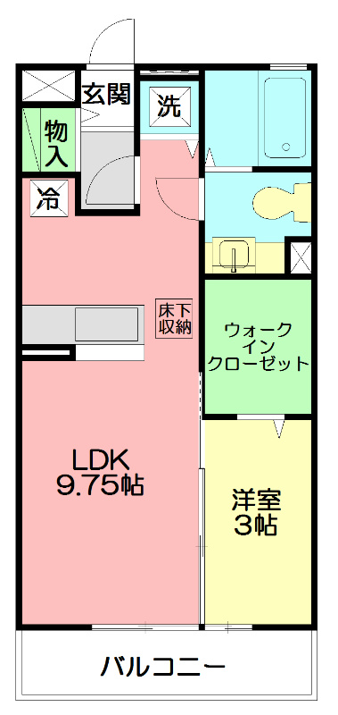 コートロイヤルアネックス 302号室 間取り