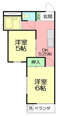 ホワイトハイツ本厚木 103号室 間取り
