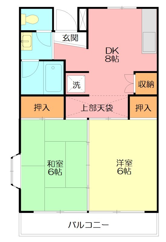 グリーンハイツAKI 105号室 間取り