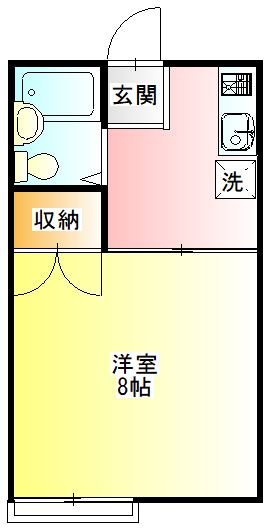 ALBA小田原 205号室 間取り