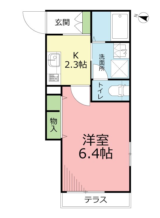 湘南ハイム 101号室 間取り